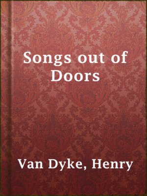 cover image of Songs out of Doors